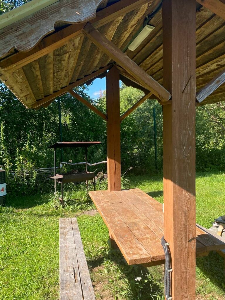 Зоны Барбекю и Летняя Веранда 2 Зоны Барбекю и Летняя Веранда 1 • Эко-отель "Белая Мельница"